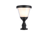 GARDEN LIGHT ZC-CPD2106-D E27 BLACK IP65 24X12X28CM (TEKLED)