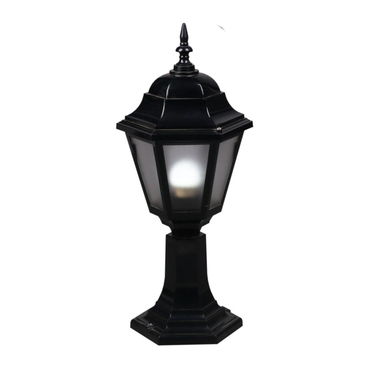 Luminaire NAPOLI PLASTIC BLACK on the counter, hex (TT-KZ)