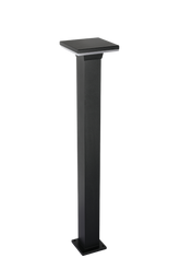 LAWN LAMP SMD F841F 12W BLACK 3000K 150X150X800 (TEKLED)