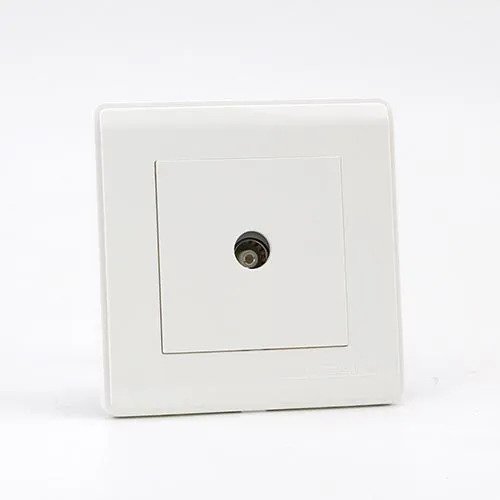 PRIME WHITE 1 GANG TV Socket (TS)