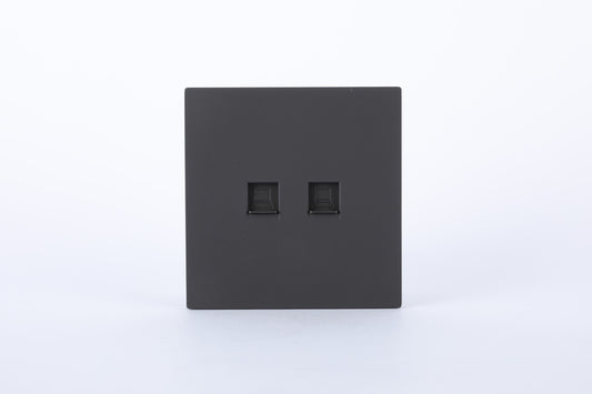 DOUBLE COMPUTER SOCKET CAT6 S60-024 BABY FACE(TEKLED ELECTRIC)