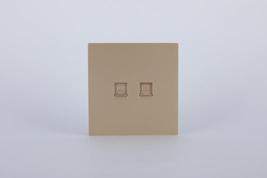 DOUBLE COMPUTER SOCKET CAT6 S60-024 BABY FACE(TEKLED ELECTRIC)
