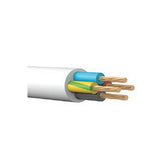 H05VV-F Cable TTR 4x6 BEYAZ (TEKSAN)