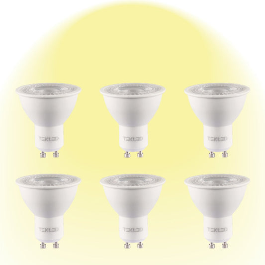 Lepus LED Spot Bulb PAR16 Dimmable GU10 7W Pack of 6