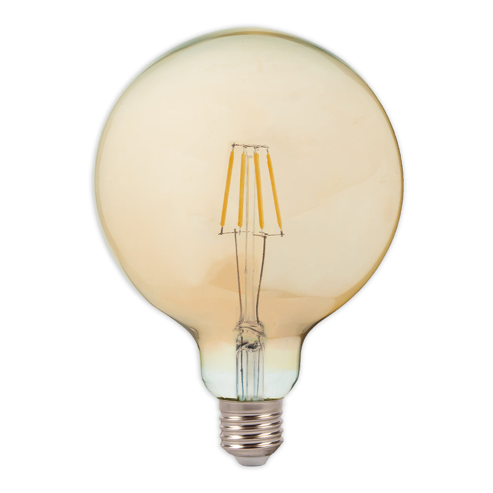 BULB LED G95 4W AMBER E27 2700K 220V (TL)