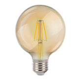 BULB LED G80 4W AMBER E27 2700K 220V (TL)