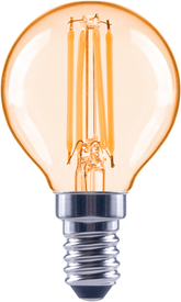 BULB LED P45 4W E14 2400K 410LM 85-265V AMBER(TEKLED)
