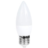 BULB LED C37 6W 500LM E27 3000K (HAIGER)