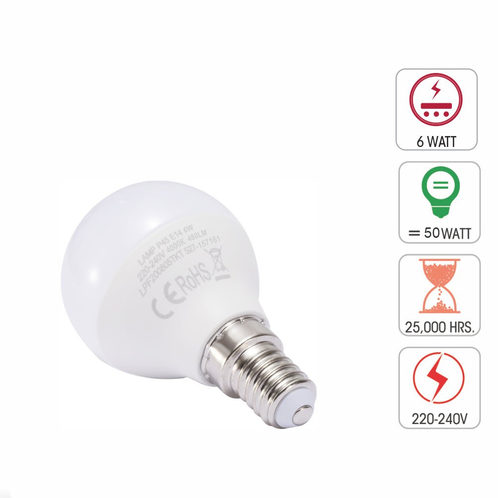 LED BULB P45 DIM E14 7W UK