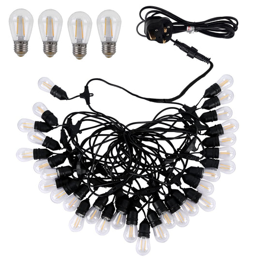 Pollux LED Edison Bulb String Festoon Light ST14 IP65 Waterproof