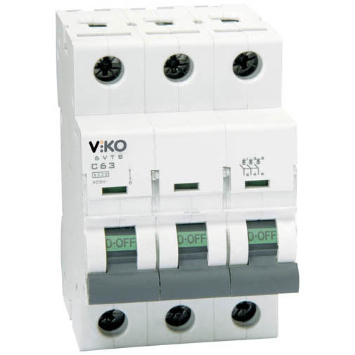 3VTB-3B10 Breaker 3P 10A 3KA B-C (VIKO)