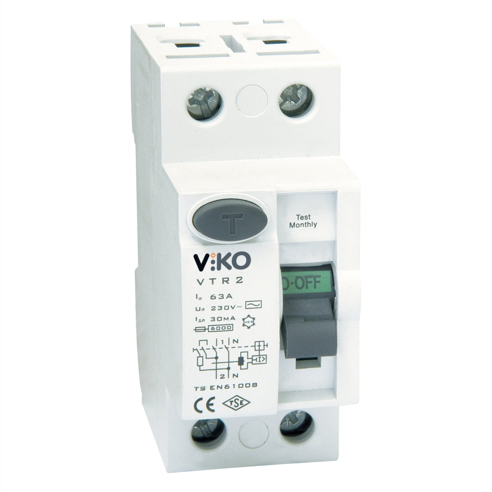 VTR2-2530 UZO RCCB 2P 25A 30MA (VIKO)