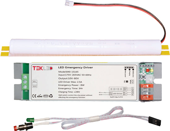EMERGNCY KIT Drivers 3500mAh AC175-277 DC10-80V