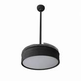 Chandelier LED 9063W 36W Wengie s ventilatorom (TEKFAN)