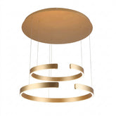 BRUSHED GOLD D600+D800 CHANDELIER FAVORITE-2 130W 3COLOUR(TEKLED)