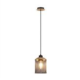 PENDANT LAMP AB1233-MP E27 BLACK+WOOD (TEKLED)