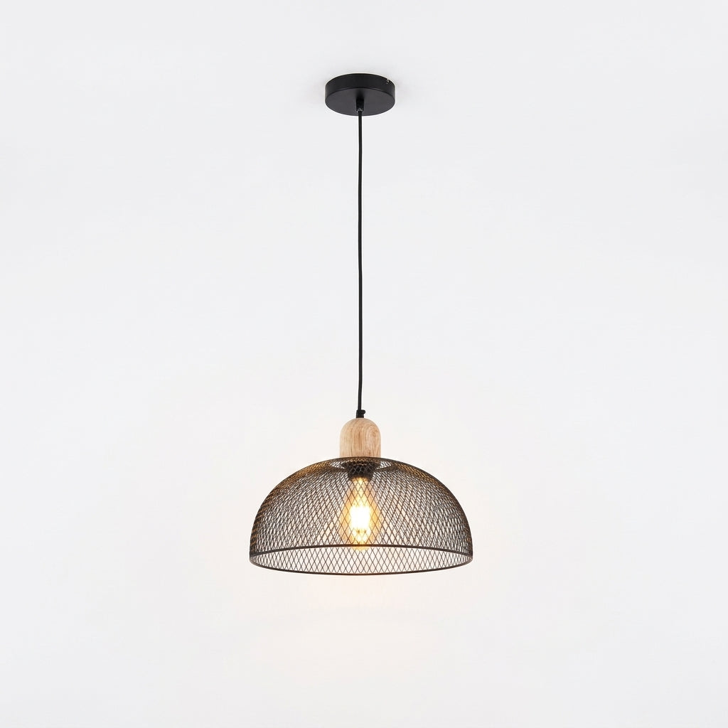 PENDANT LAMP BLACK M054D D350 E27X1 (TEKLED)