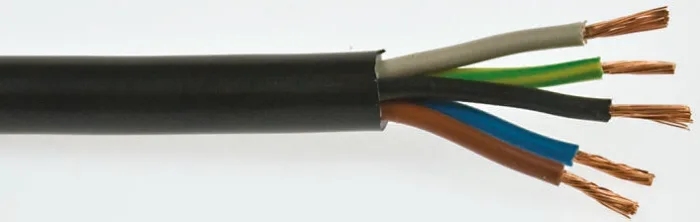 CABLE BLACK 5*4 MM