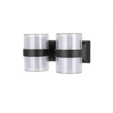 LED Outdoor Wall Light 918F/L Black 16W 3CCT IP54 (TEKLED)