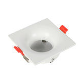 LOW UGR FIXED ALUMINIUM DOWNLIGHT GU5.3 WH SQUARE IP20 (TEKLED)