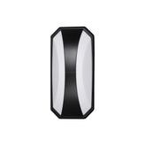 Curved Plastic Black ModernLED Outdoor Wall Light 24W Warm White (TEKLED)
