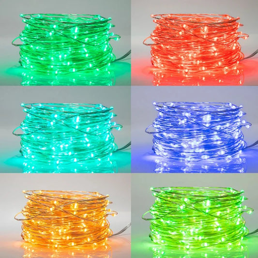 Aries RGB Micro-LED String Fairy Light with Power Adaptor & Remote Control