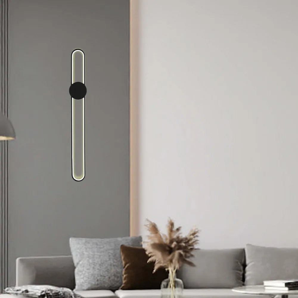 LED Wall Light TEKLED Black LED Wall Lamp 90x9cm 26.5W 3CCT (TEKLED)-151-19330--151-19330