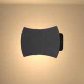 Black Up Down Outdoor Modern LED Wall Light 4000K