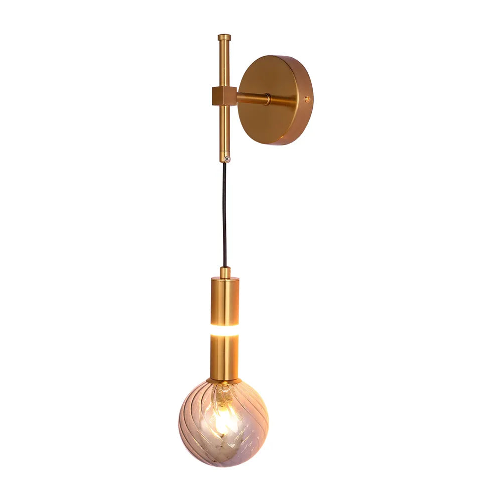 Bronze Wall Light 39312 Smoke Glass 1xG9+LED 3000K(TEKLED)-151-20062