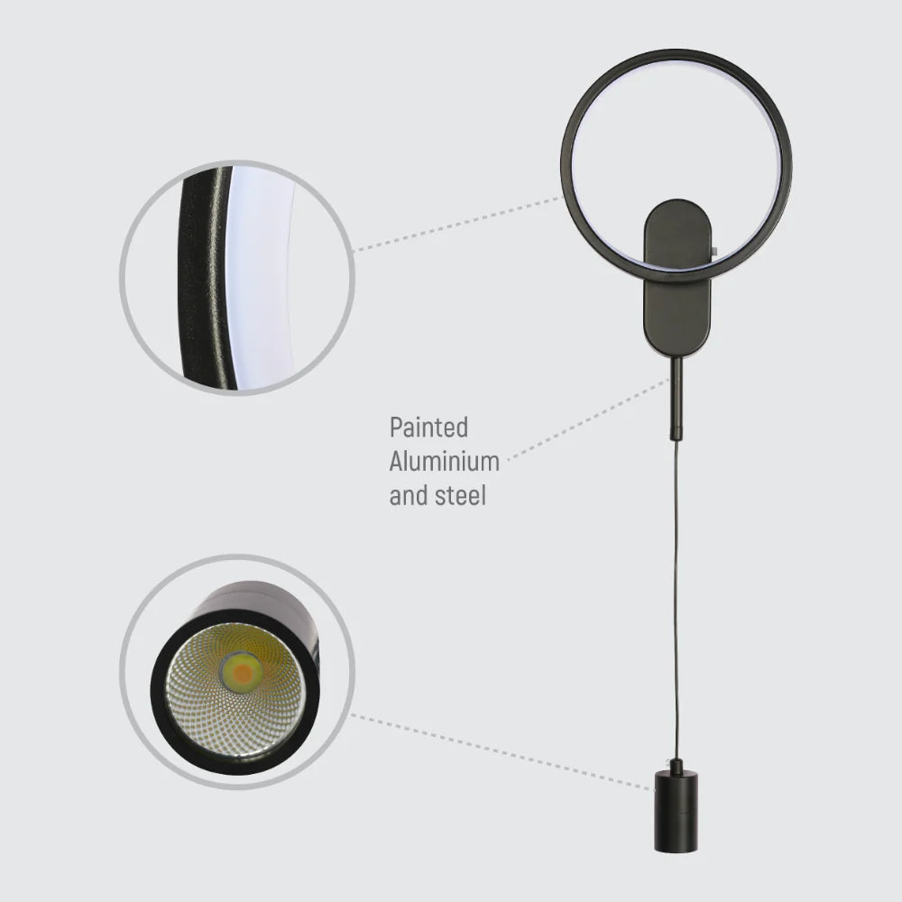 Cosmo Ring Dual-Light Wall Sconce