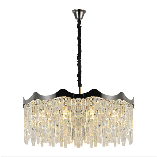 Crown Crystal Chandelier Ceiling Light