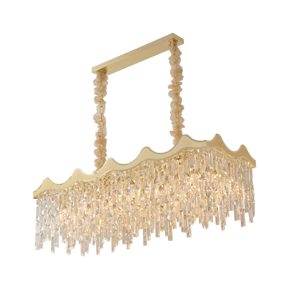 Crown Crystal Chandelier Ceiling Light