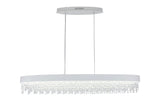 CRYSTAL CHANDELIER LIGHT Q3606 3CCT WHITE L1200XW200MM (TEKLED)