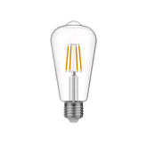 BULB LED ST64 4W E27 2700K 470LM 85-265V CLEAR(TEKLED)