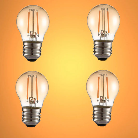 LED Filament G45 Golf Ball Bulb E27 Edison Screw Warm White 2400K