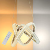 Main image of Glamour Rings & Spiral LED Ceiling Light Sculpture | TEKLED 159-17956