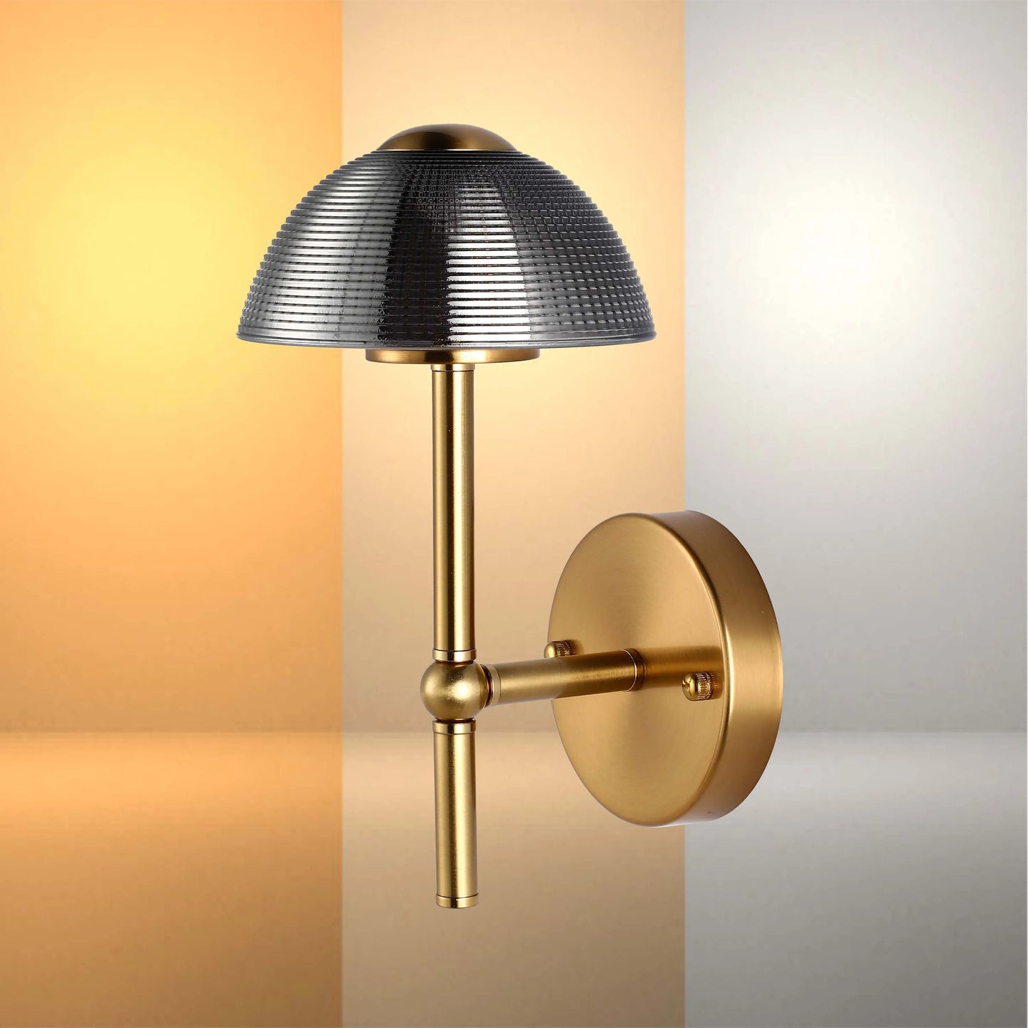 Mushroom Glass Wall Light – Integrated 5W LED, 3CCT Switchable