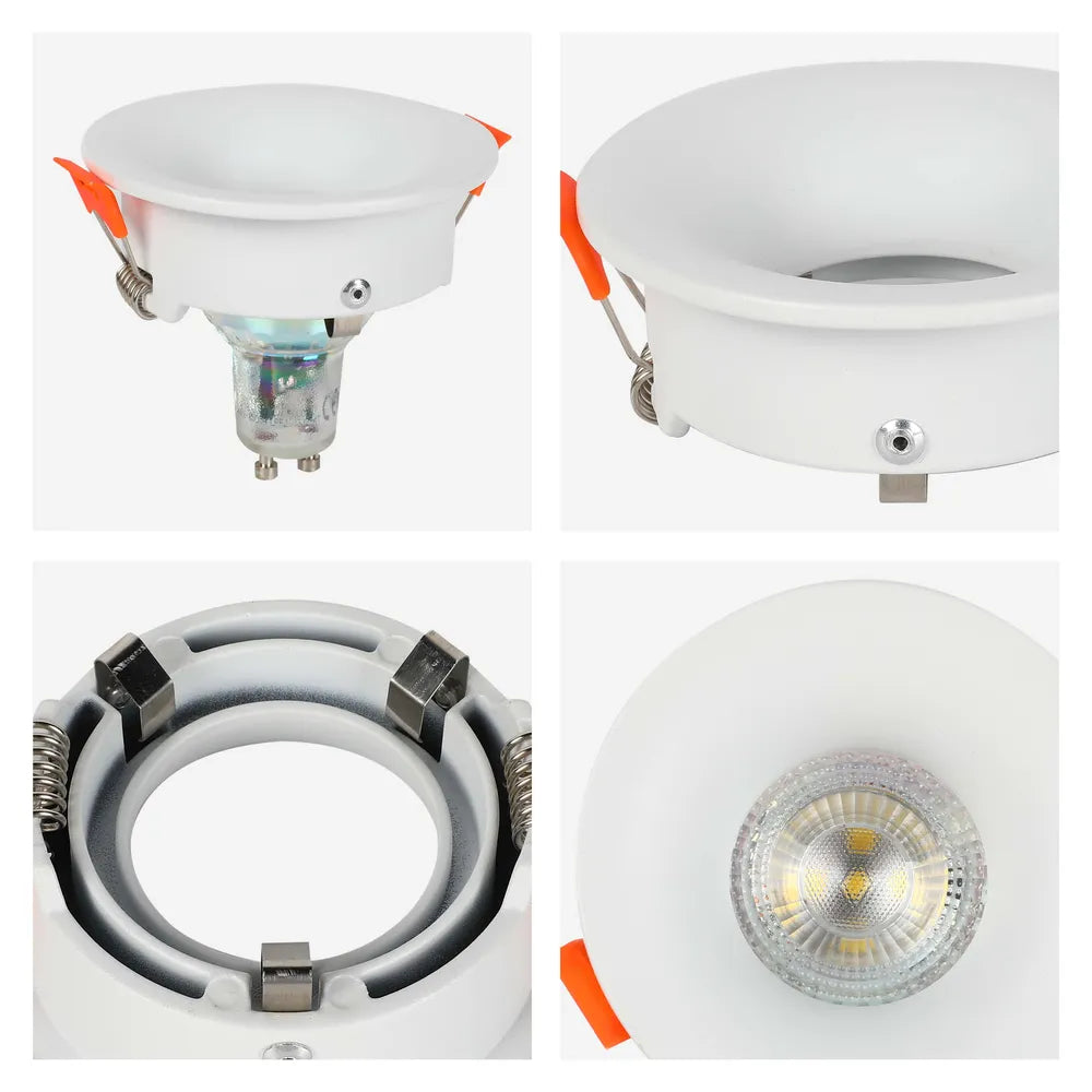 Details of the Halo Low-Glare Fixed Recessed GU10 Downlight-143-03993