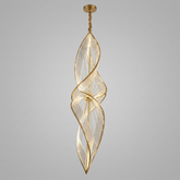 LED PENDANT LIGHT HLD40199-1 GOLD 50W 3000K D400XH1600 (TEKLED)