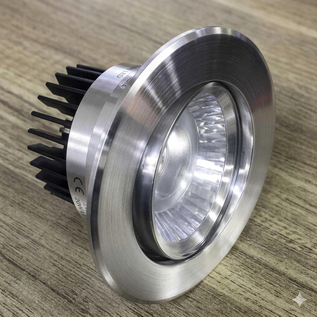 SpotLED COB 5W 4000K CHROME (TEKLED)