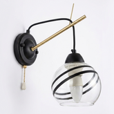Wall Lamp 32487 1xE27 BLACK+COPPER (TEKAVIZE)