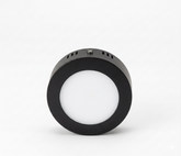 LED BLACK ROUND PANEL 6W SURFACE (TEKLED)