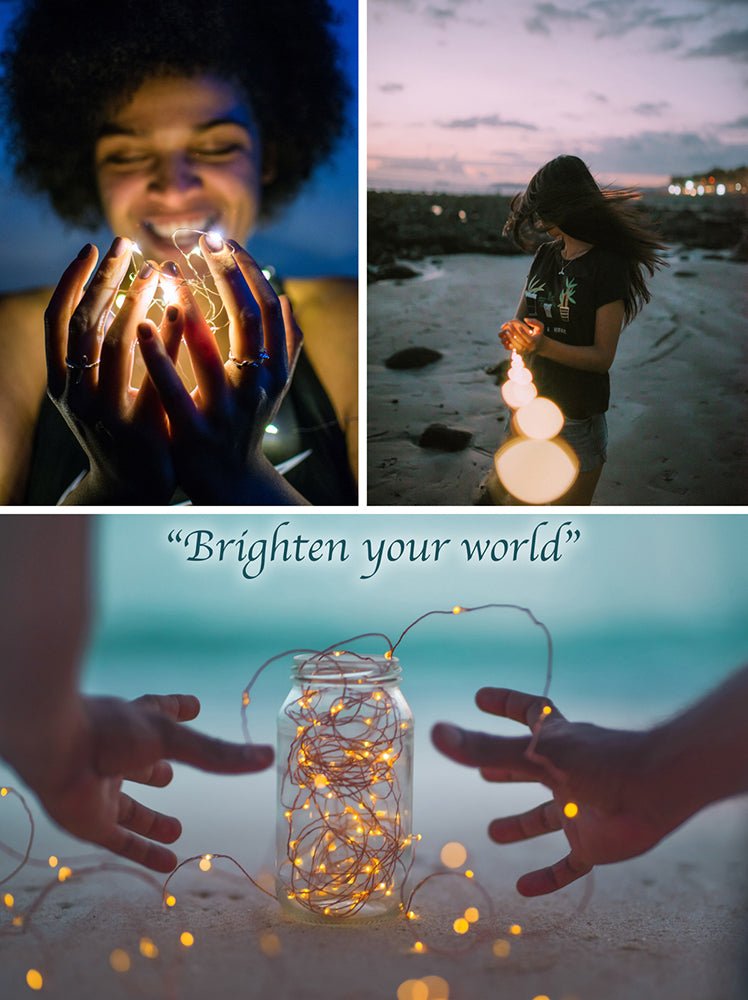 Serpens Solar 2 Sets Micro-LED String 120 LEDs 14m Warm & Cool White LED String Fairy Light in use