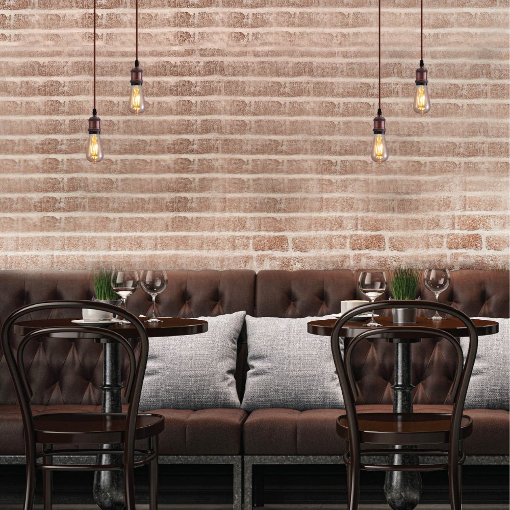 Indoor usage of Vintage Industrial Retro Basic Pendant Ceiling Light E27 Antique Red Bronze Gold Nickel | TEKLED 150-19008