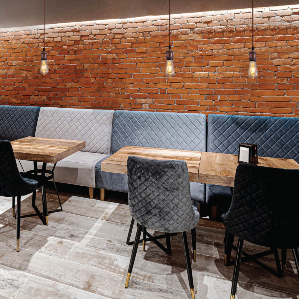 Interior application of Vintage Industrial Retro Basic Pendant Ceiling Light E27 Antique Red Bronze Gold Nickel | TEKLED 150-19008