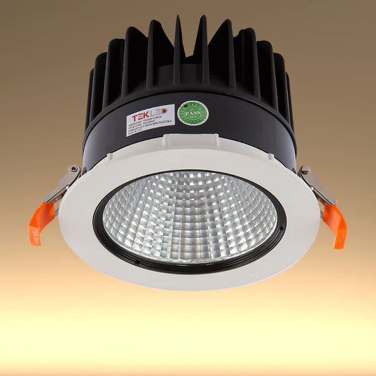 LED COB Recessed Fixed Downlight P1 30W Cool White 4000K White