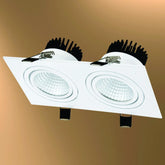 LED Downlight TEKLED LED OC003B 2х10W 4500K WHITE -165-153283--165-153283