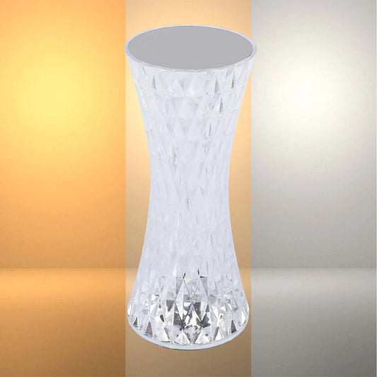 Lumi Crystal Touch: Rechargeable Mushroom-Shaped LED Table Lamp | Bedside Lamp