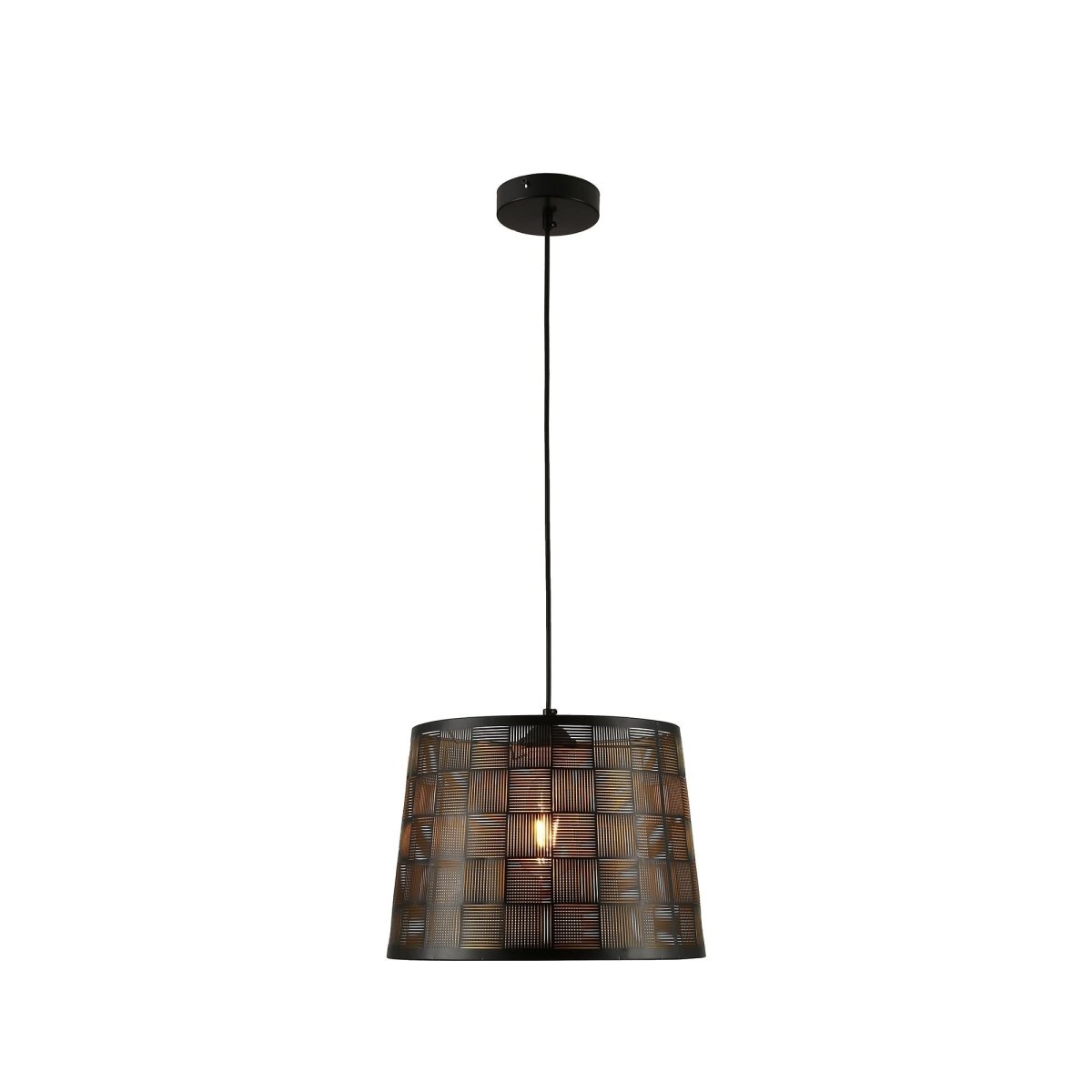 Light Effects Classic Shade Metal Frustum Pendant Ceiling Light E27