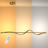 Main image of Modern Sleek Infinity Wave LED Pendant Light 159-18119